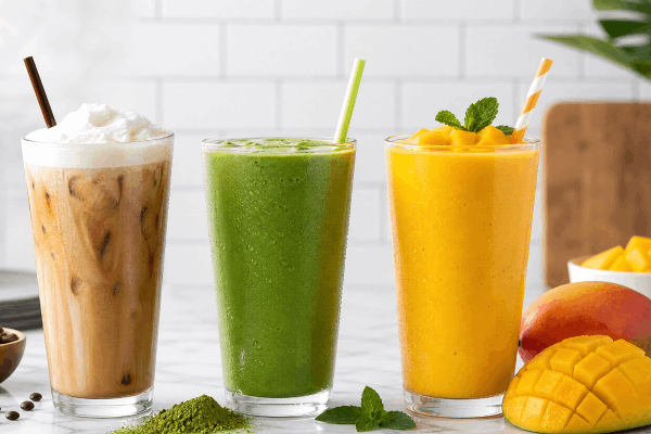 Kühle Erfrischung: Iced Coffee & Smoothies bei Pidebros