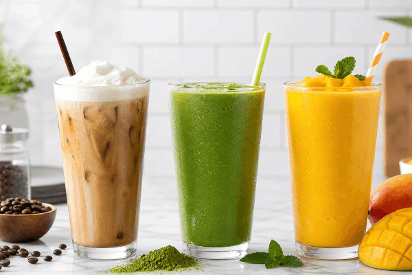 Cool Refreshment: Iced Coffee & Smoothies at Pidebros