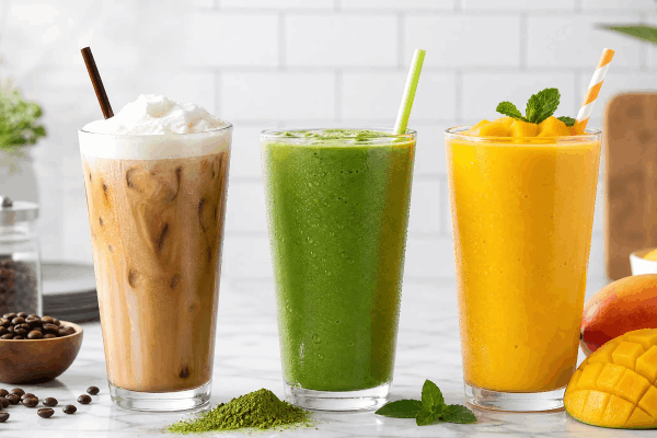 ICED COFFEE & SMOOTHIES